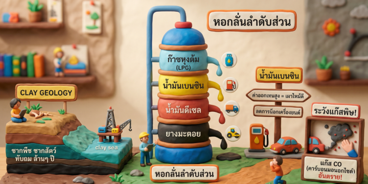 เจาะลึก “น้ำมันดิบ” : จากของเหลวสีดำ สู่สารพัดประโยชน์ใกล้ตัว!