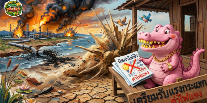 ระเบิดเวลาค่าไฟ! เมื่อสมรภูมิ “อิสราเอล-อิหร่าน” ลุกลามถึงกระเป๋าคนไทย